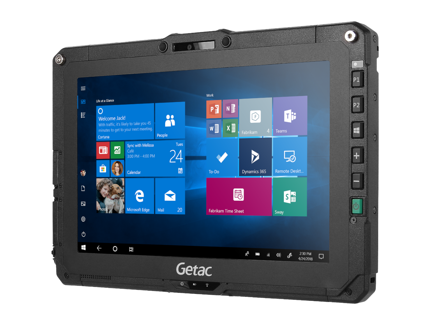 Getac UX10G2 de 10.1 pulgadas con sistema Windows